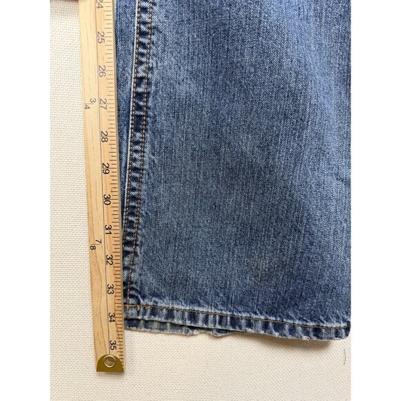 Cinch Men's Denim Jeans Sz 33x36 (34) Distressed Grunge Work Cowboy Straight Leg - Picture 13 of 16